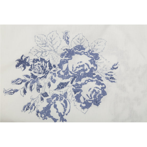 Lydia Blue King Bed Skirt 80Lx78Wx16