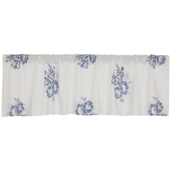 Lydia Blue Valance 16Lx72W