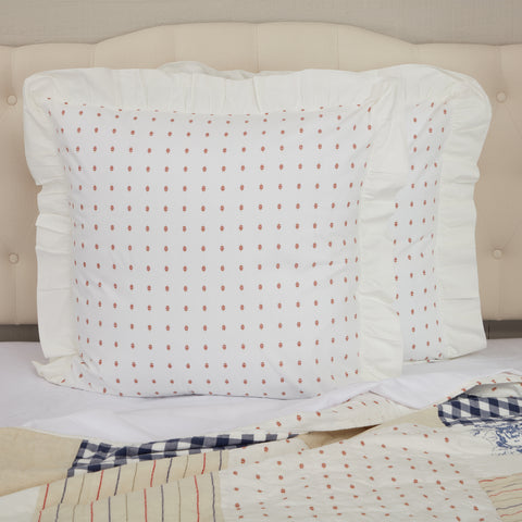 Abigail Fabric Euro Sham 26Lx26W
