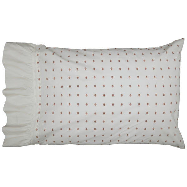 Abigail Standard Pillow Case Set of 2 27Lx21W+5