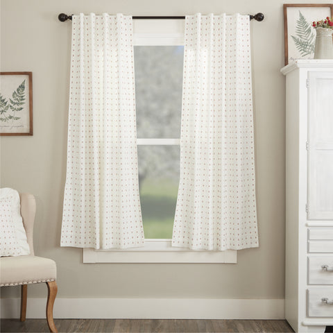 Abigail Short Panel Set of 2 63Lx36W