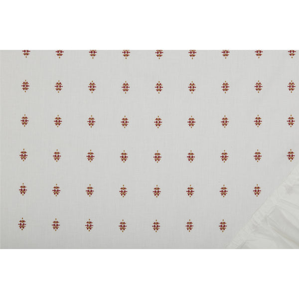 Abigail Ruffled Prairie Curtain Set of 2 63Lx36Wx18