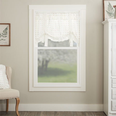 Abigail Ruffled Roman Valance 24Lx40W