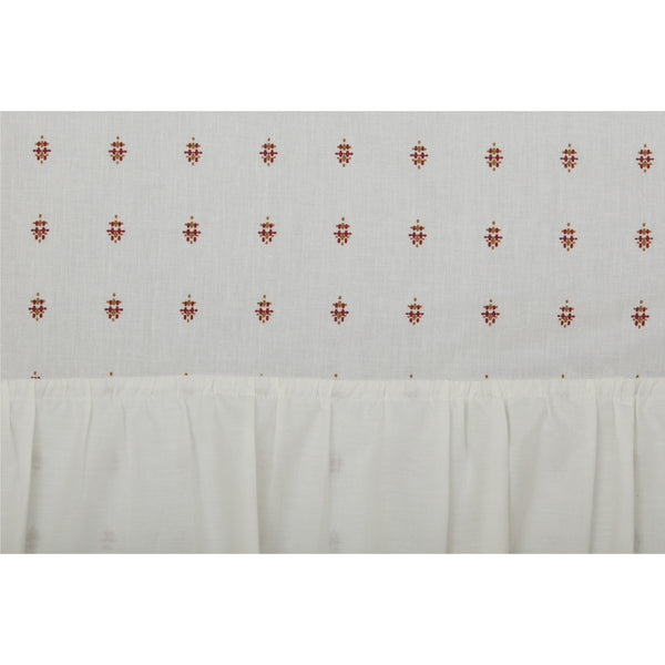 Abigail Ruffled Shower Curtain 72Lx72W