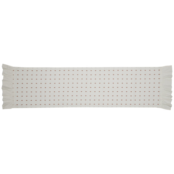 Abigail Ruffled Runner 36Lx13W