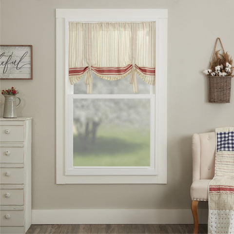 Betsy Stripe Roman Valance 24Lx40W