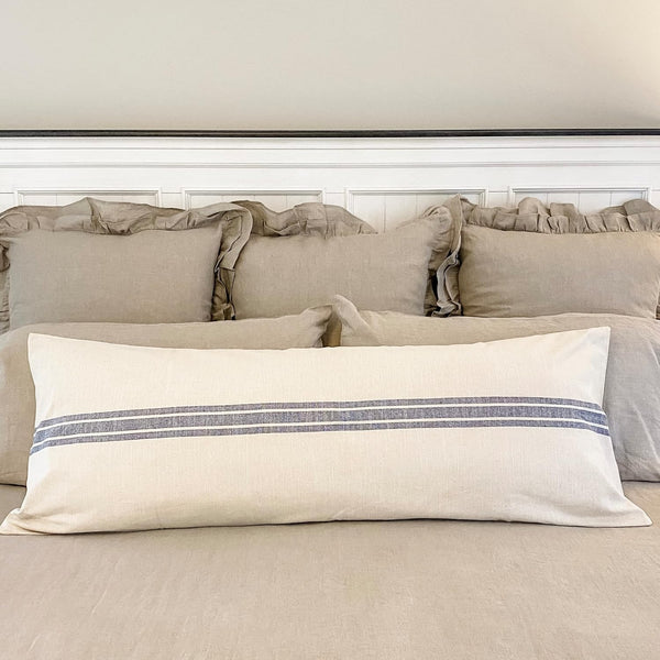 Market Place Blue Body Pillow Cover 54Lx20W