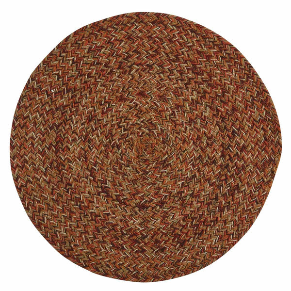 Allspice Braided Round Placemat Set of 6