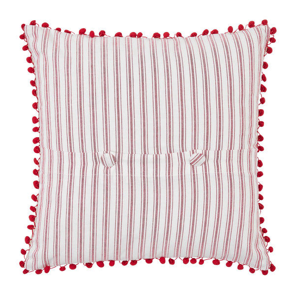Timeless Ticking Red Tree Pillow Cover 18Lx18W