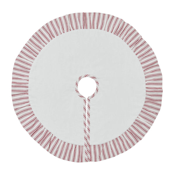 Timeless Ticking Red Mini Tree Skirt 27