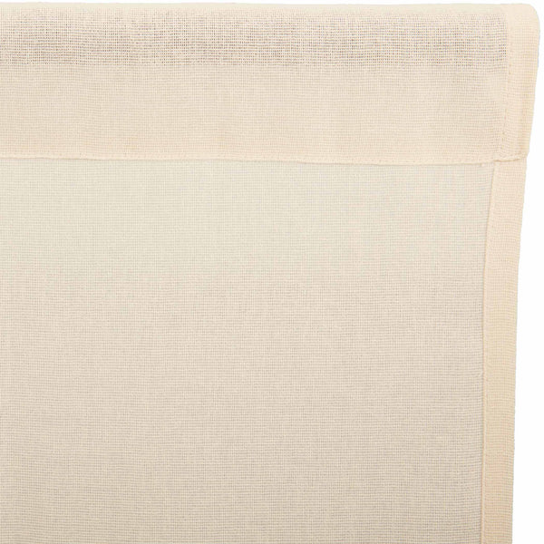 Tobacco Cloth Natural Panel Fringed Set of 2 84x40