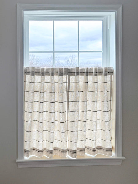 Farmcloth Stripe Tier Set of 2 36Lx36W