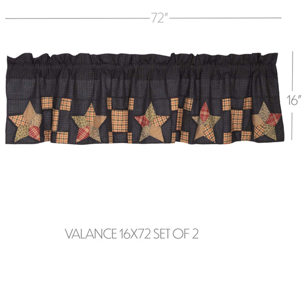 Arlington Valance Block Border Set of 2 16x72