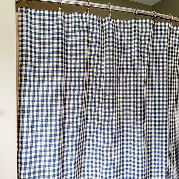Doylestown Check Shower Curtain 72Lx72W