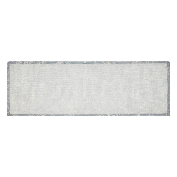 Silhouette Pumpkin Grey Runner 12x36