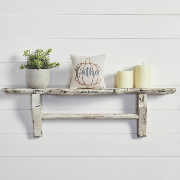 Add a vintage pop of style to your fall living room or entryway decor with a retro design and warm grain sack stripes. The Bountifall Pumpkin Gather Pillow measures 6x6 inches and is constructed with a water-resistant recycled plastic fabric. The reverse features a vintage grain sack stripe in cream and gold while the front is adorned with a burnt orange pumpkin design accented by the word, gather in a blue script.