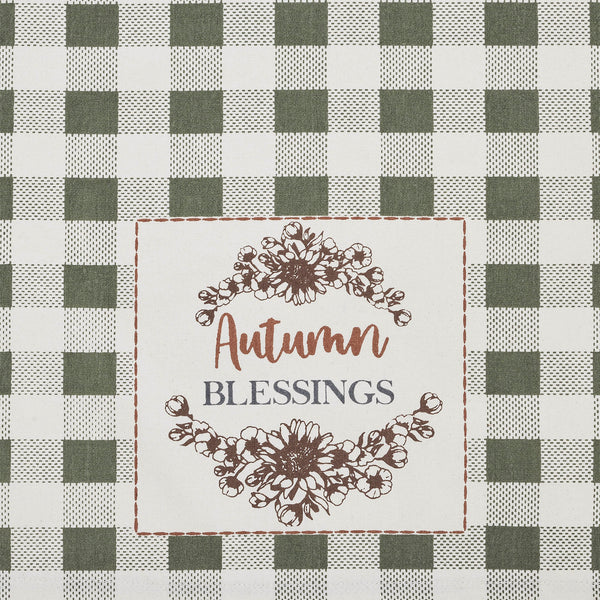 Bountifall Fall Harvest Kitchen Tea Towels Set of 3 (19x28 Inch) Autumn Decorative Dish Towels