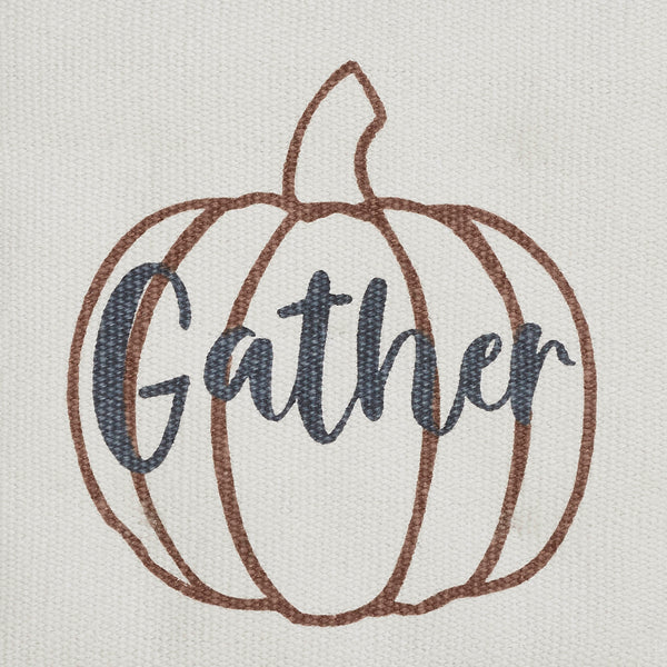 Fall Autumn Pumpkin Gather Trivet Set of 3, 8x8 Inch Hot Pads for Kitchen Countertop & Dining Table Decor, Harvest Themed Home Decor