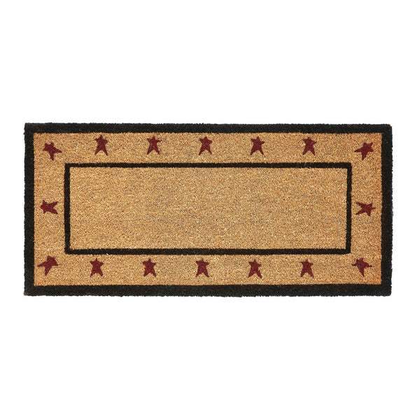 Connell Coir Rug Rect Stars 17x36