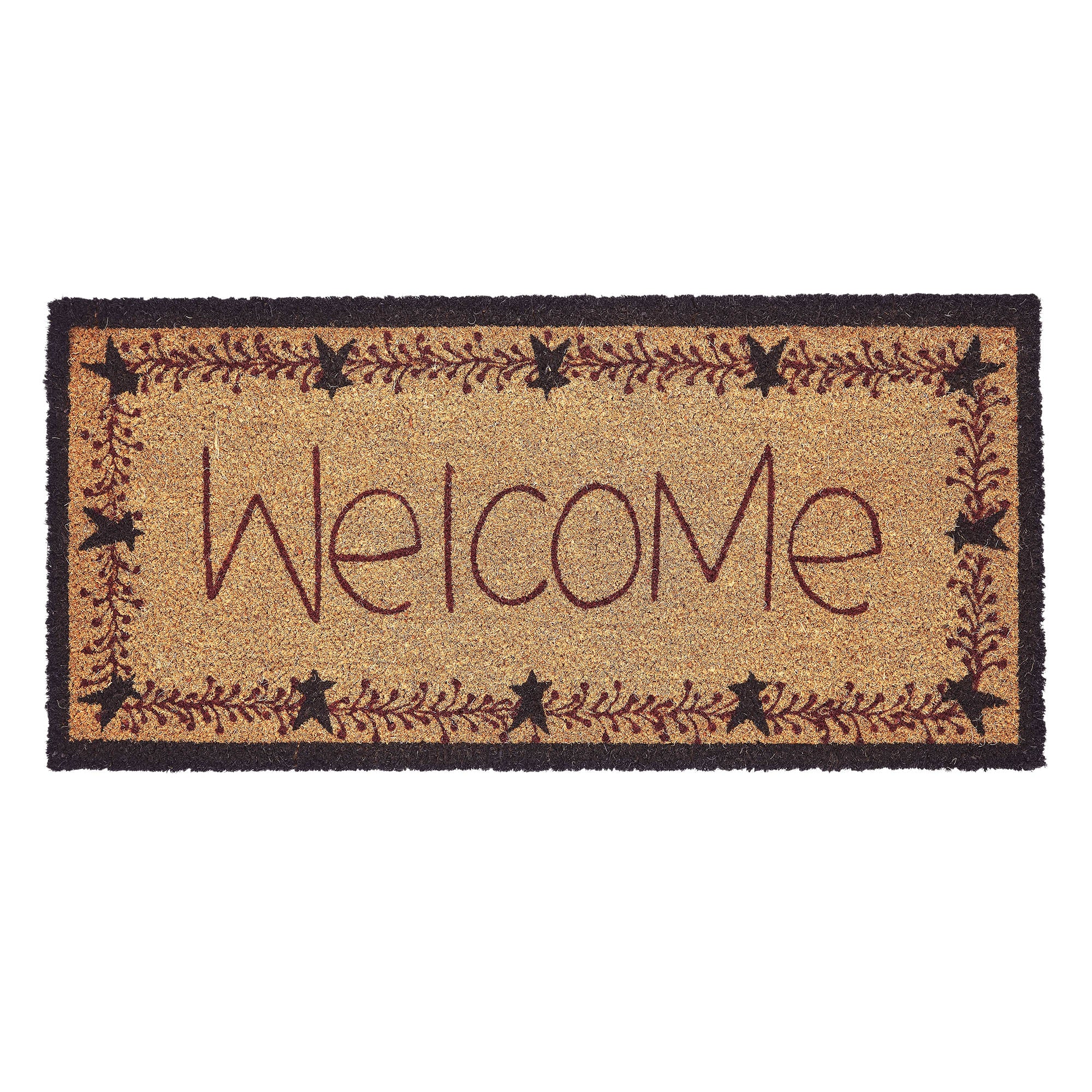 Pip Vinestar Coir Welcome Rug Rect 17x36 - Allyson’s Place | Primitive ...