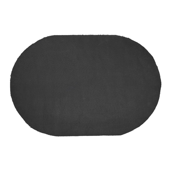 Down Home Rooster & Hens Coir Rug Oval 20x30