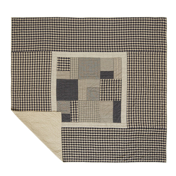 My Country California/Luxury King Quilt 124Wx115L (Dark Navy)