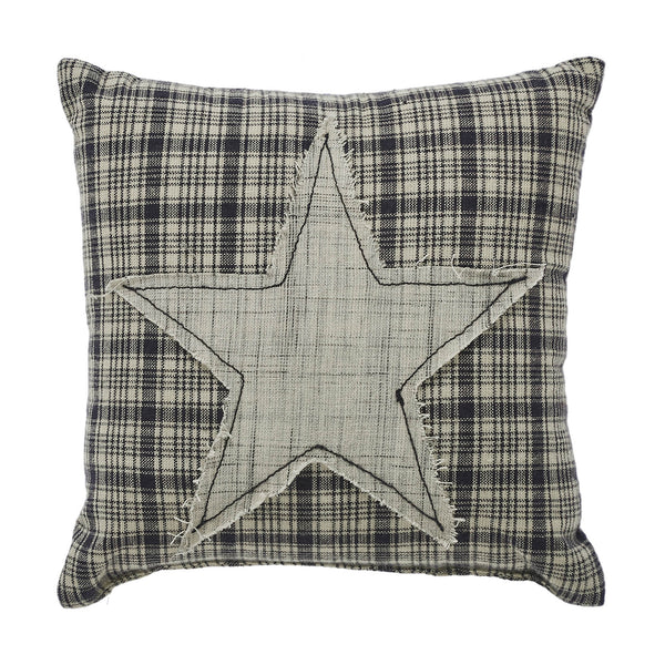 My Country Applique Star Pillow 6x6 (Dark Navy)