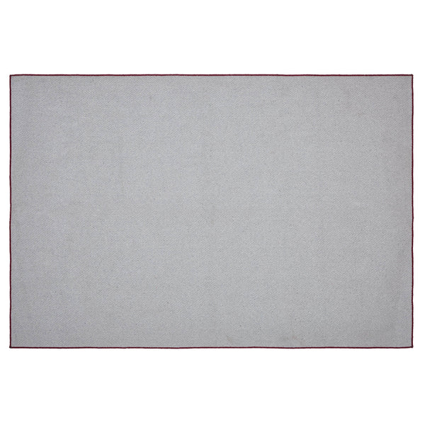 Custom House Burgundy Tan Jacquard Polyester Rug Rect 48x72