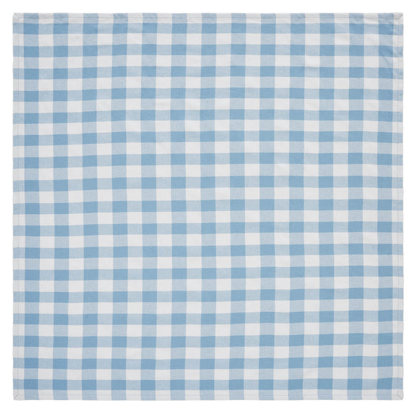 Annie Buffalo Check Blue Table Topper 40x40