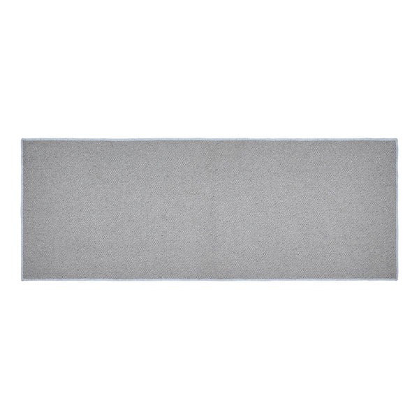 Annie Buffalo Check Blue Polyester Rug Rect 17x48