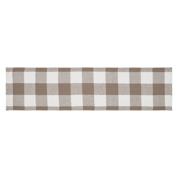 Annie Buffalo Check Portabella Runner 8x24