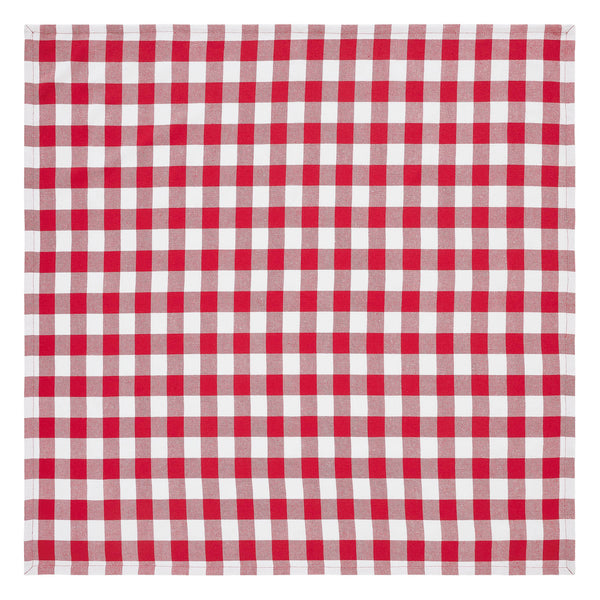 Annie Buffalo Check Red Table Topper 40x40