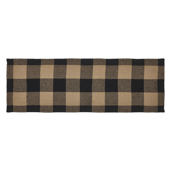 Black Check Runner 12x36