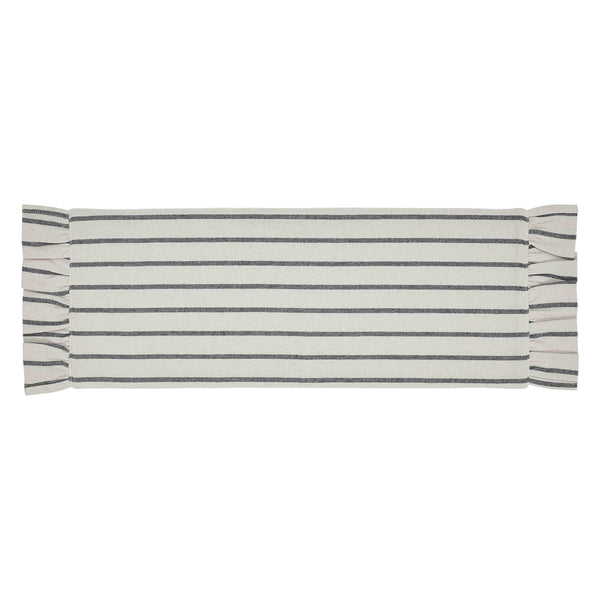Kaila Ticking Stripe Ruffled Runner 8x24