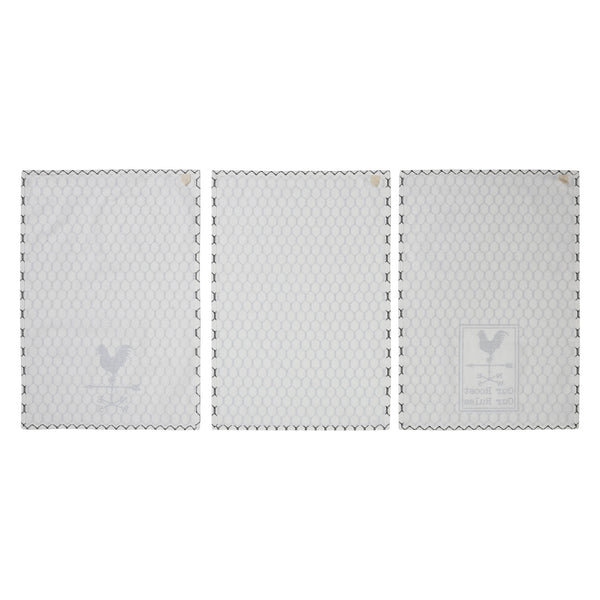 Down Home Our Roost Tea Towel Set of 3 19x28