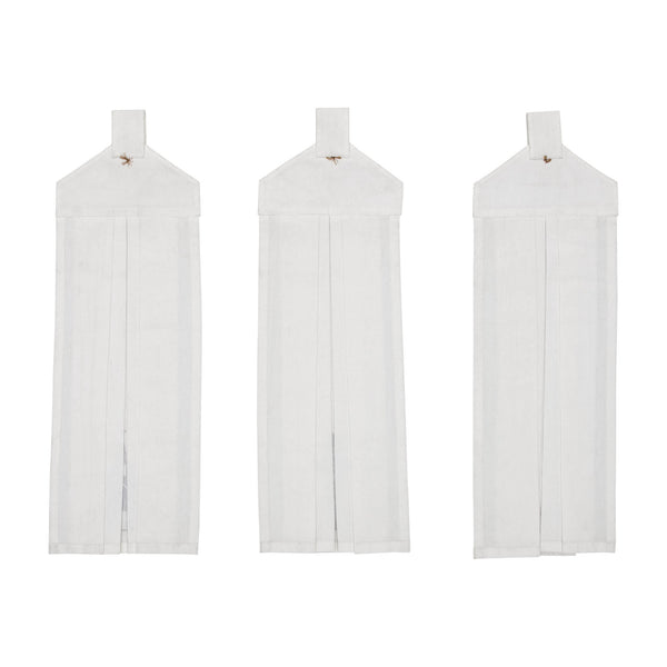 Risen Button Loop Tea Towel Set of 3