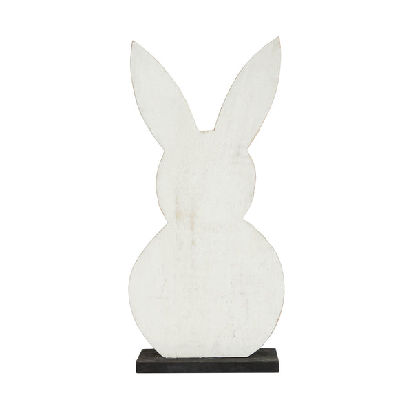 Wooden Painted Rabbit 12x6x2.25