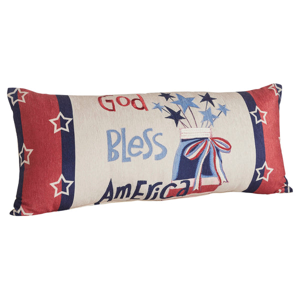 GBA Mason Jar Stars Pillow 12x28