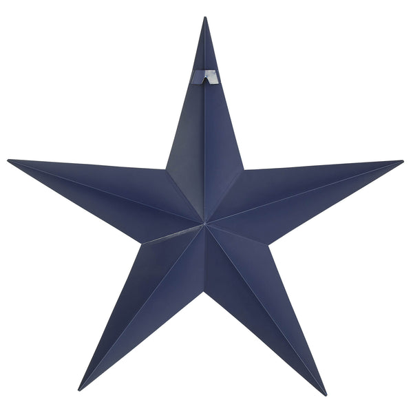 Metal Star Speckled Navy Distressed 24x24