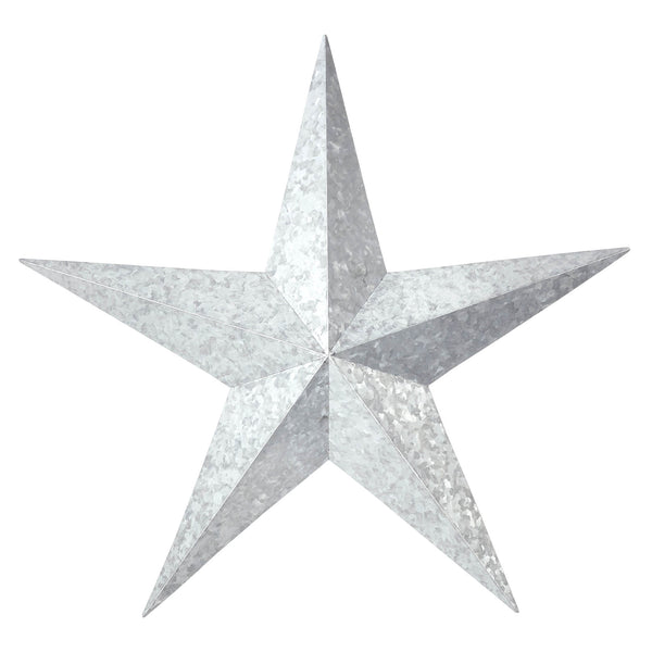 Metal Star Galvanized 24x24