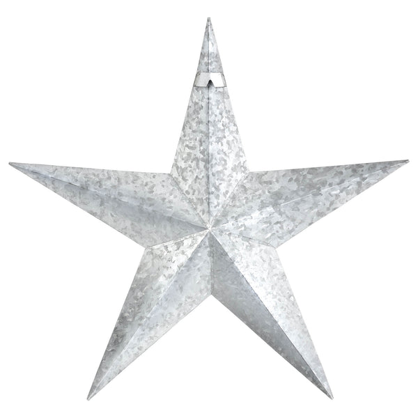 Metal Star Galvanized 24x24