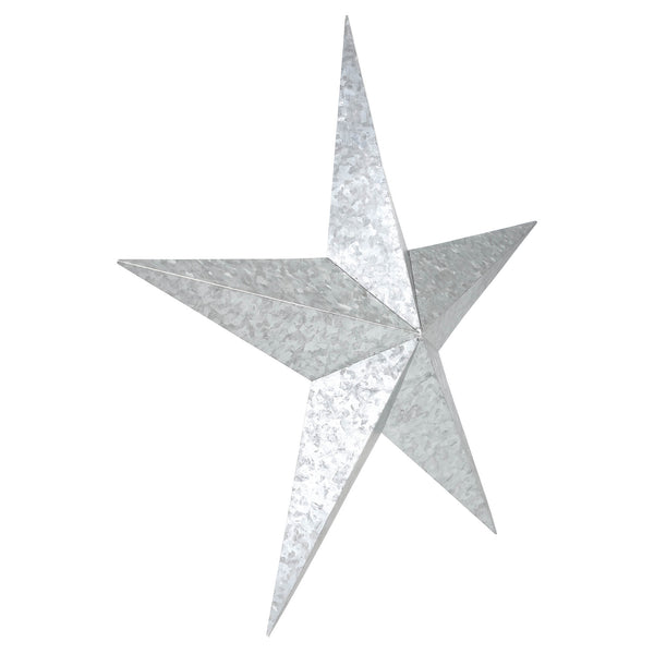 Metal Star Galvanized 24x24
