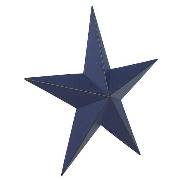 Metal Star Speckled Navy Distressed 12x12