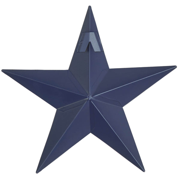 Metal Star Speckled Navy Distressed 8x8