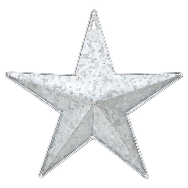 Metal Star w/ Pocket Galvanized 12x12