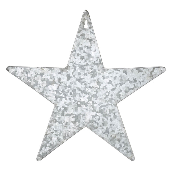 Metal Star w/ Pocket Galvanized 12x12