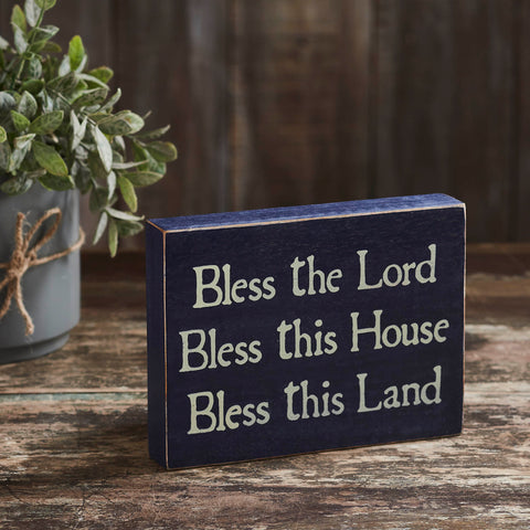 <p data-mce-fragment="1">Elevate your Independence Day Decor with the VHC Brands Bless The Lord Blue Wooden Sign, a charming piece measuring 6x8x1.5 inches. Crafted from printed tropical wood, this rectangle-shaped sign effortlessly blends into your Americana-themed spaces.</p> <p data-mce-fragment="1">&nbsp;</p>