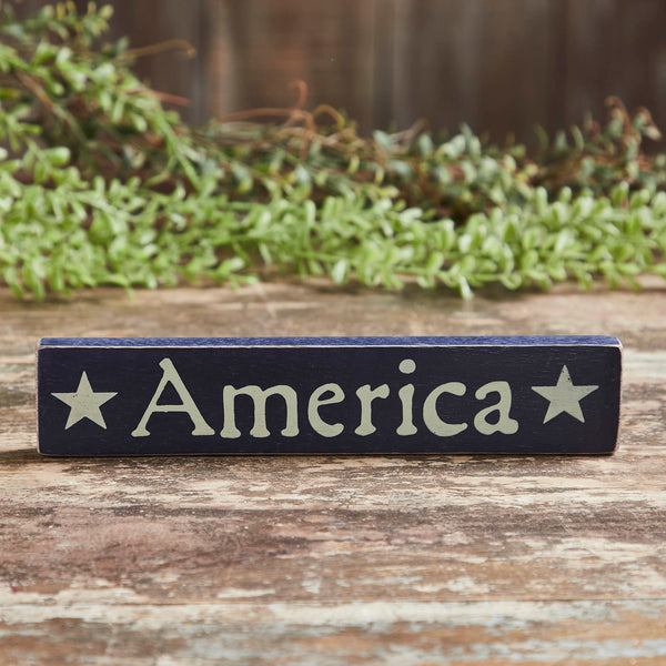 <p data-mce-fragment="1">Elevate your Independence Day Decor with the VHC Brands America Blue Wooden Sign. Measuring 1.75x9 inches, this rectangular-shaped sign is crafted from printed tropical wood, featuring a timeless Faded Blue finish that adds a touch of vintage charm. Perfect for any room, including the bathroom, bedroom, dining room, entry, kitchen, and living room, this sign seamlessly blends Americana style with patriotic pride.</p> <p data-mce-fragment="1">&nbsp;</p>