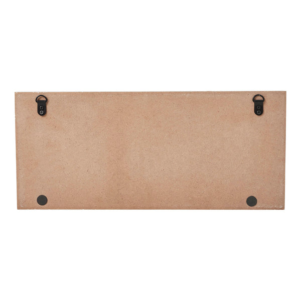 Farmhouse Fall Gather & Be Thankful Wheat Stalks Wall Sign, Rustic Autumn Thanksgiving Home Decor MDF Plaque, 7x16 Inches