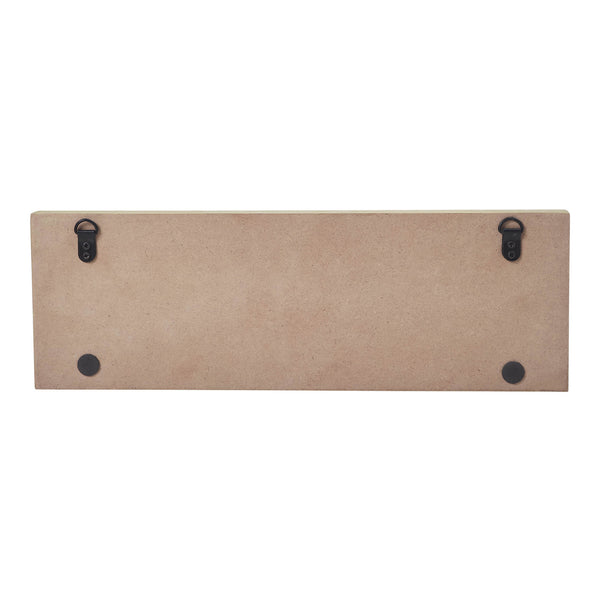 Sow Faith Gather Abundance Inspirational Wall Art Sign 5x15, Green Farmhouse MDF Wood Plaque, Rustic Home Decor Gift